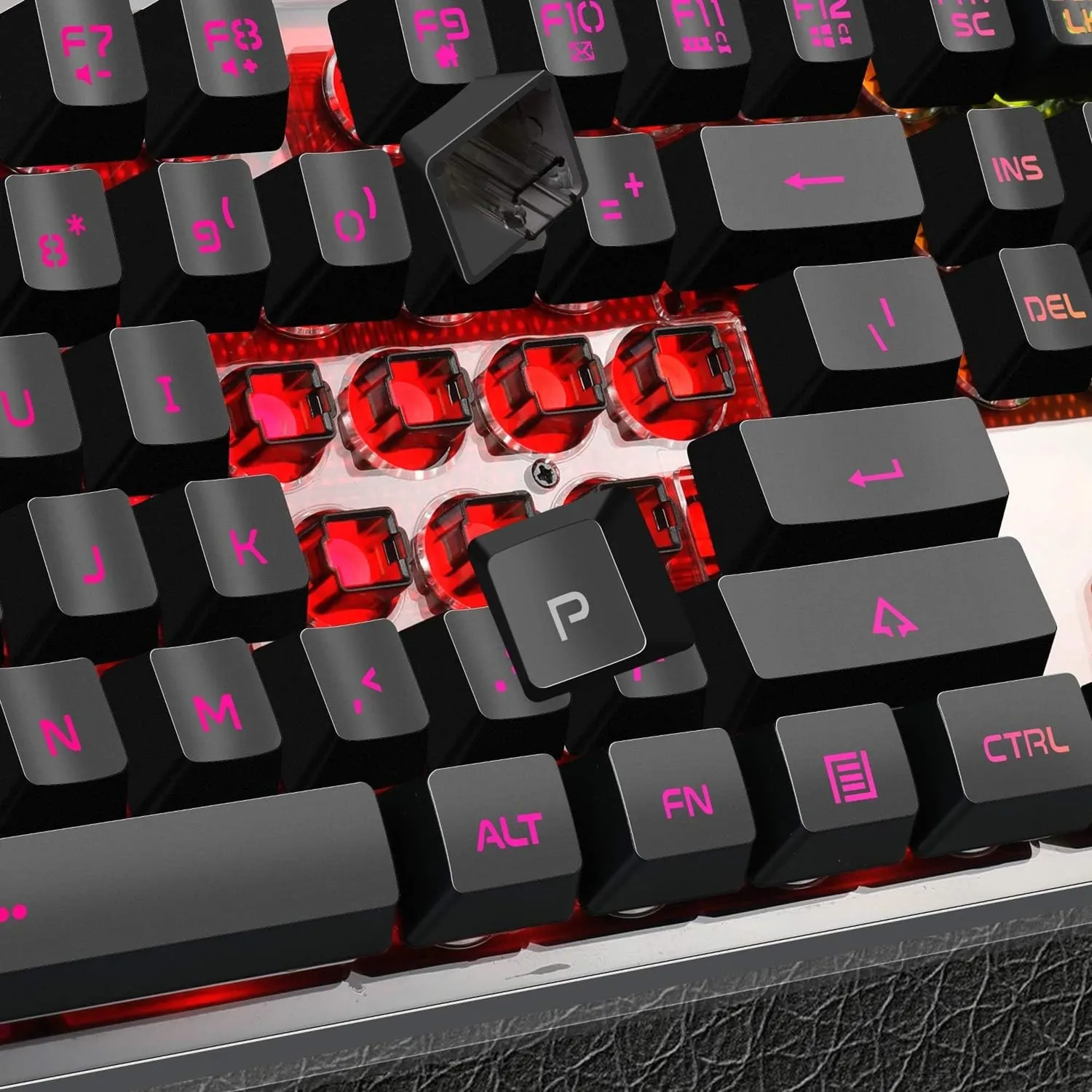 Timebox kit tastatură mouse gaming RGB 104 negru silențios