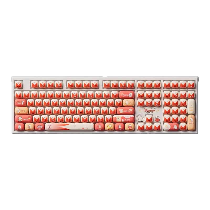 MonsGeek MG108B tastatura mecanica Bunny Apple 108 taste