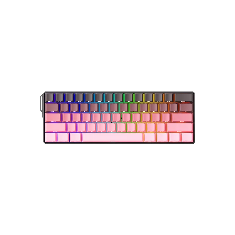 MonsGeek FUN60 Black Pink Gradient tastatura mecanica 60%