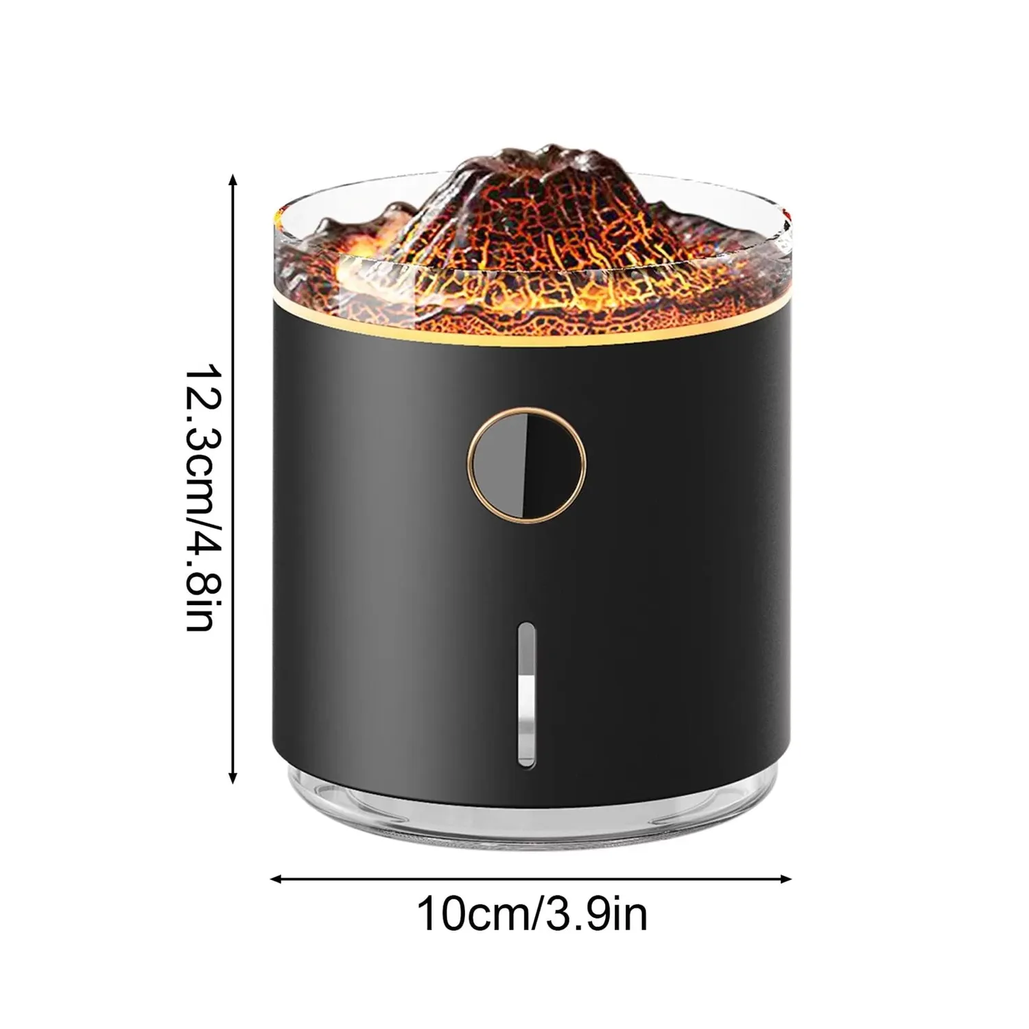 Timebox Vulcan Difuzor Uleiuri Esentiale 350ml Negru