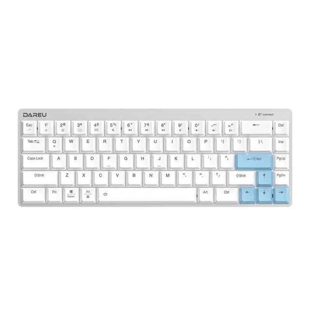 Dareu EK868 tastatura mecanica alba switch rosu