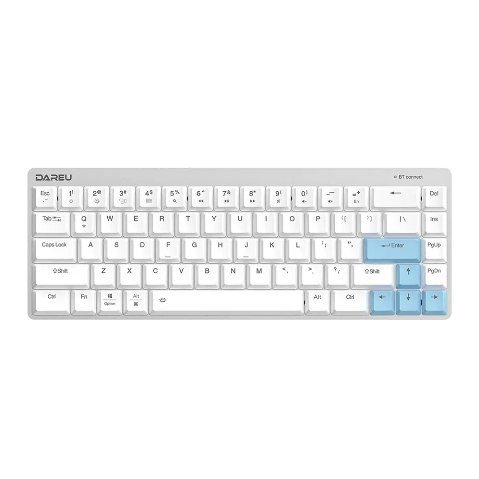 Dareu EK868 tastatura mecanica alba switch rosu