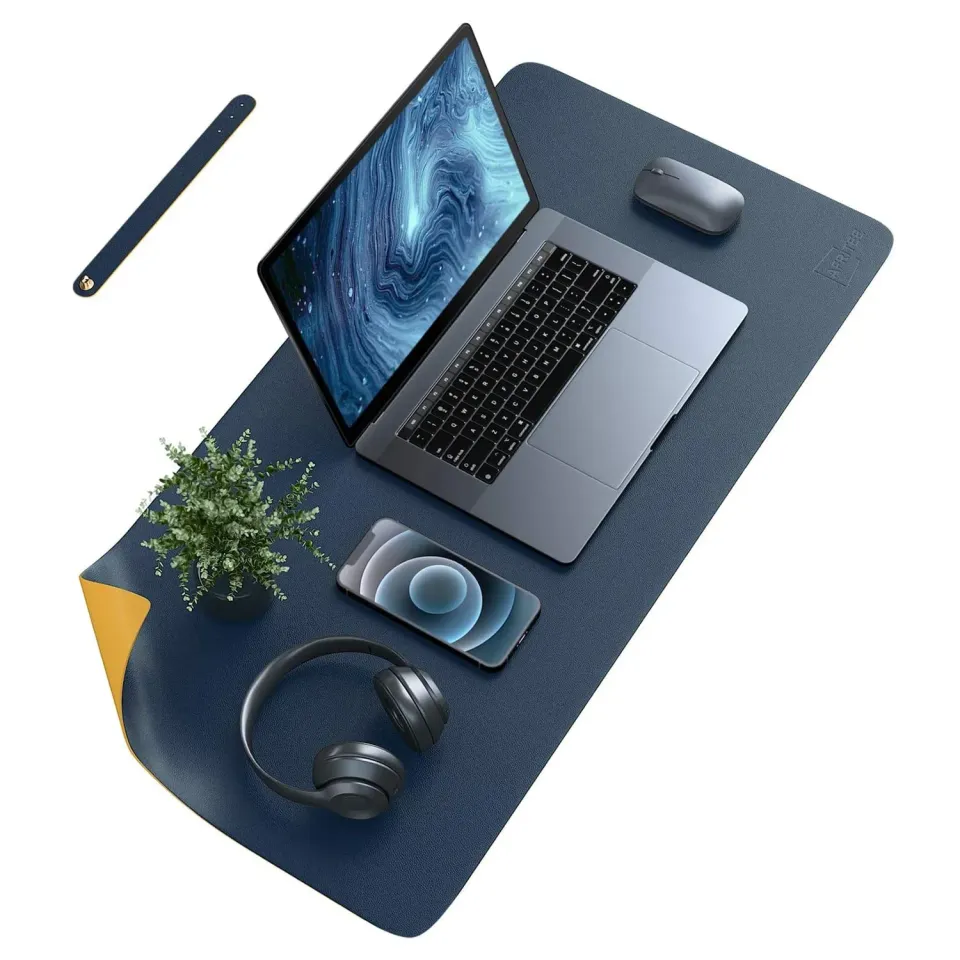 Timebox desk pad piele PU 90x45cm impermeabil