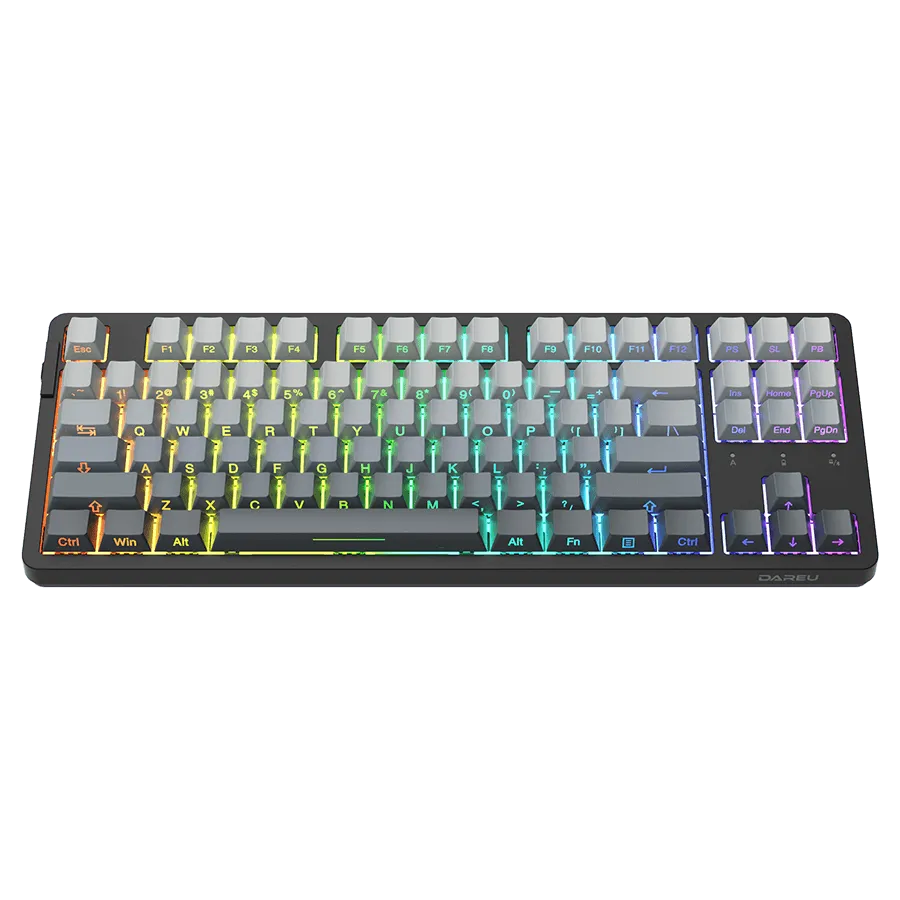 Dareu EK87 PRO tastatura gaming gri TKL hotswap