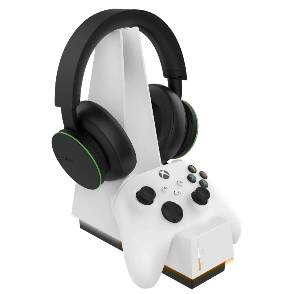 snakebytes Combo Charge X stație încărcare albă Xbox