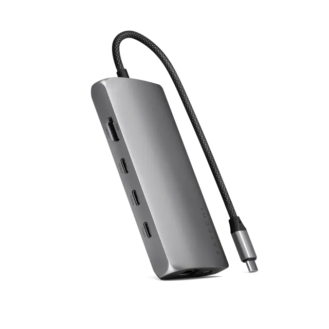 Satechi USB-C Multiport Adapter 8K V3 adaptor Space Gray