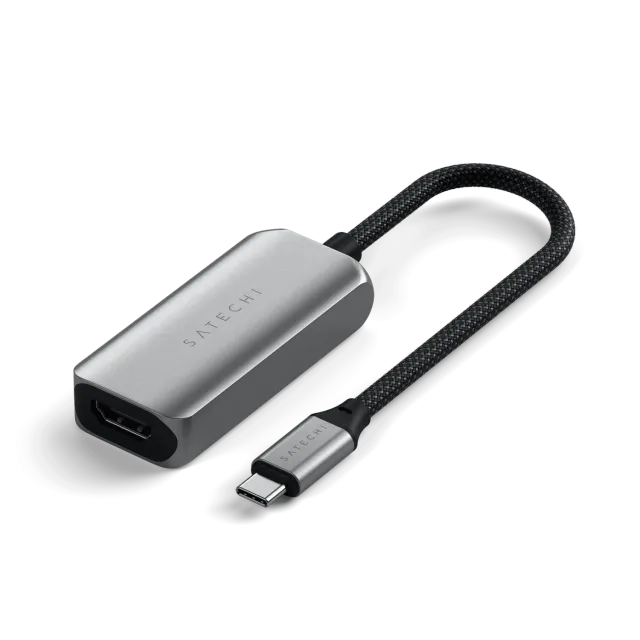 Satechi USB-C HDMI 2.1 8K adaptor aluminiu