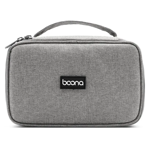 Timebox Geantă Accesorii Laptop Cabluri Gri Impermeabilă