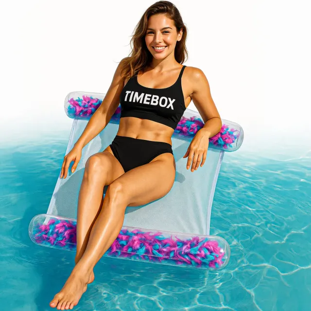 Timebox Colac Transparent Roz Plasa Piscina
