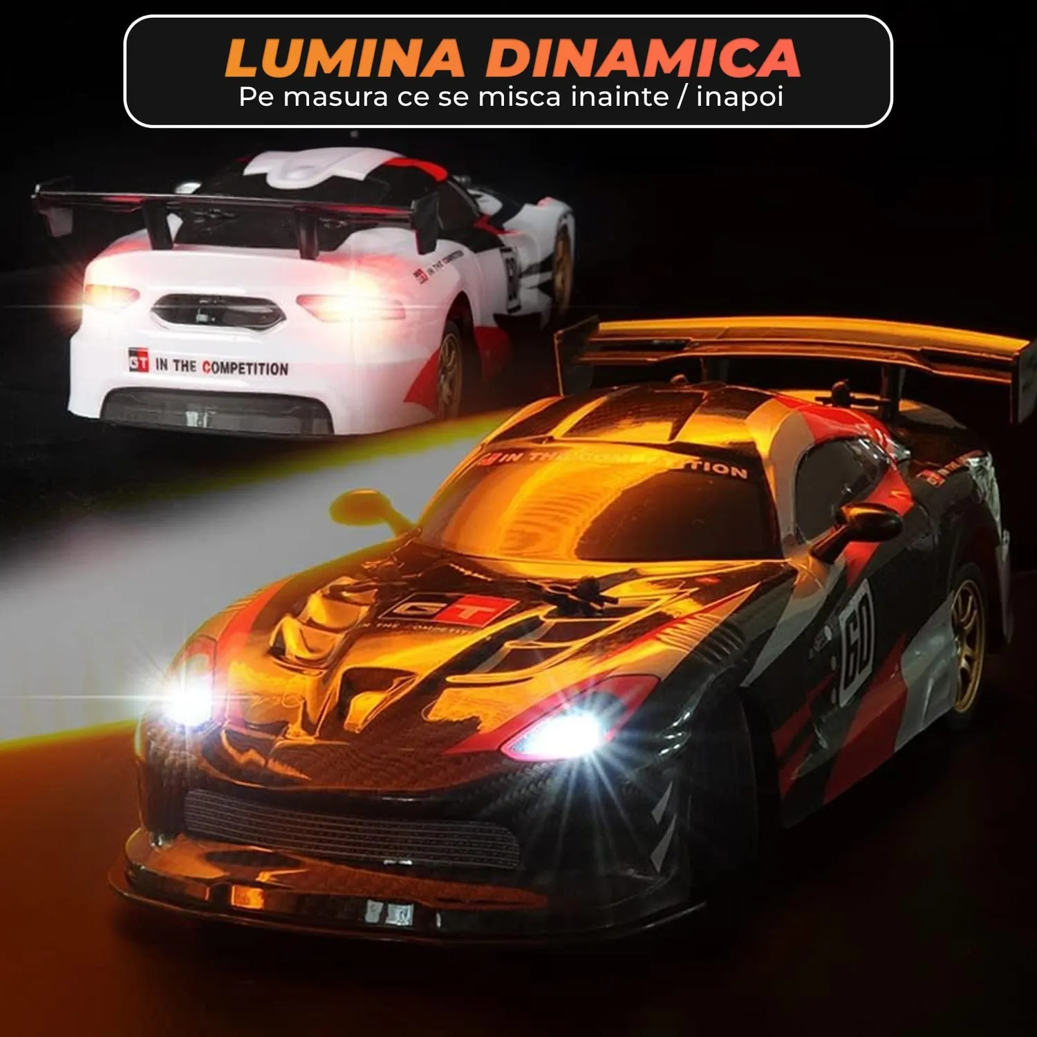 Timebox Drift masinuta RC 1:16 16km/h neagra 360