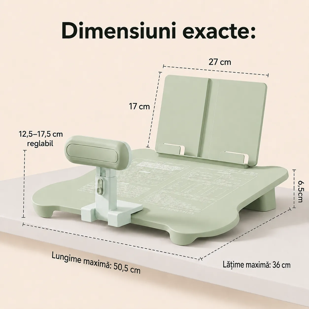 Corector postura copii Timebox 3-in-1 verde policarbonat