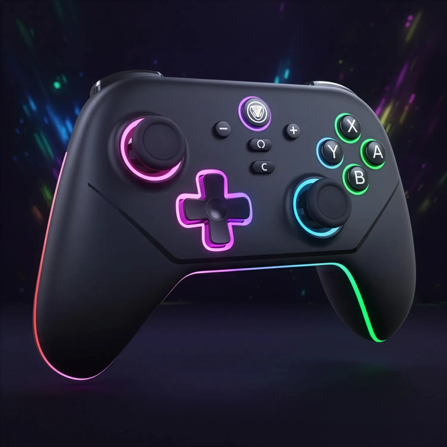 snakebytes Gamepad Pro S2 controller Switch 2 negru Hall
