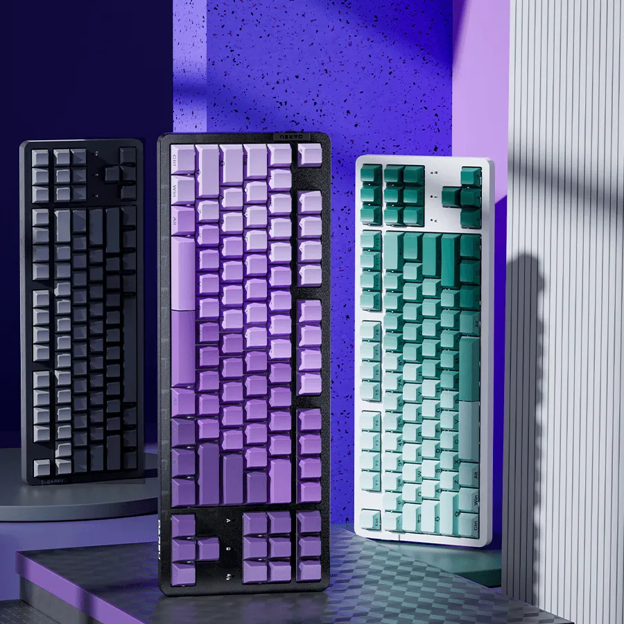 Dareu EK87 PRO tastatura gaming gri TKL hotswap
