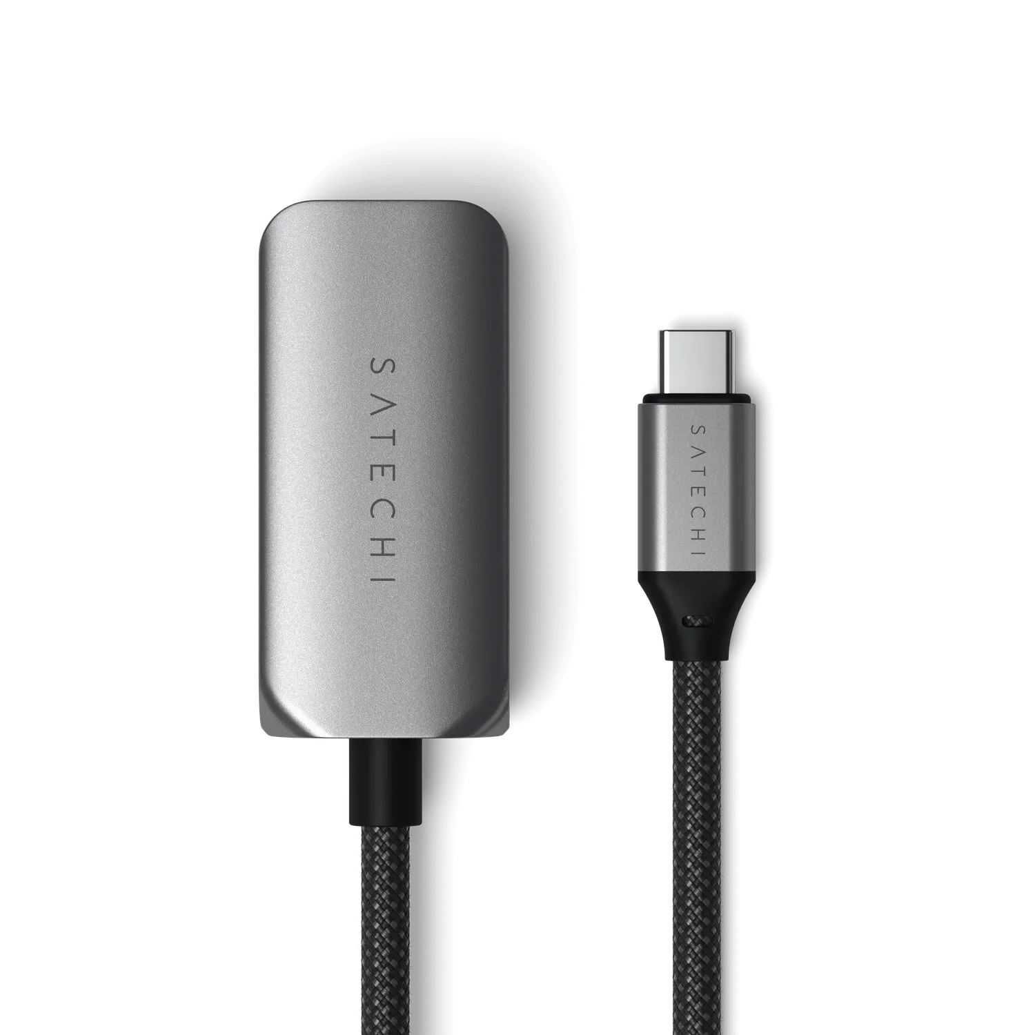 Satechi USB-C 2.5 Gigabit adaptor ethernet aluminiu