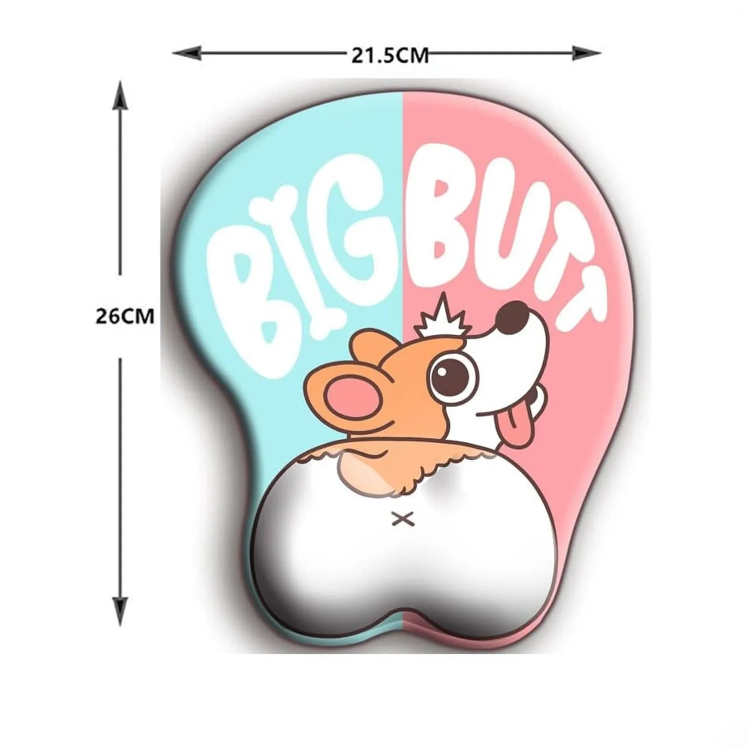 Timebox mousepad ergonomic Corgi cu suport incheietura