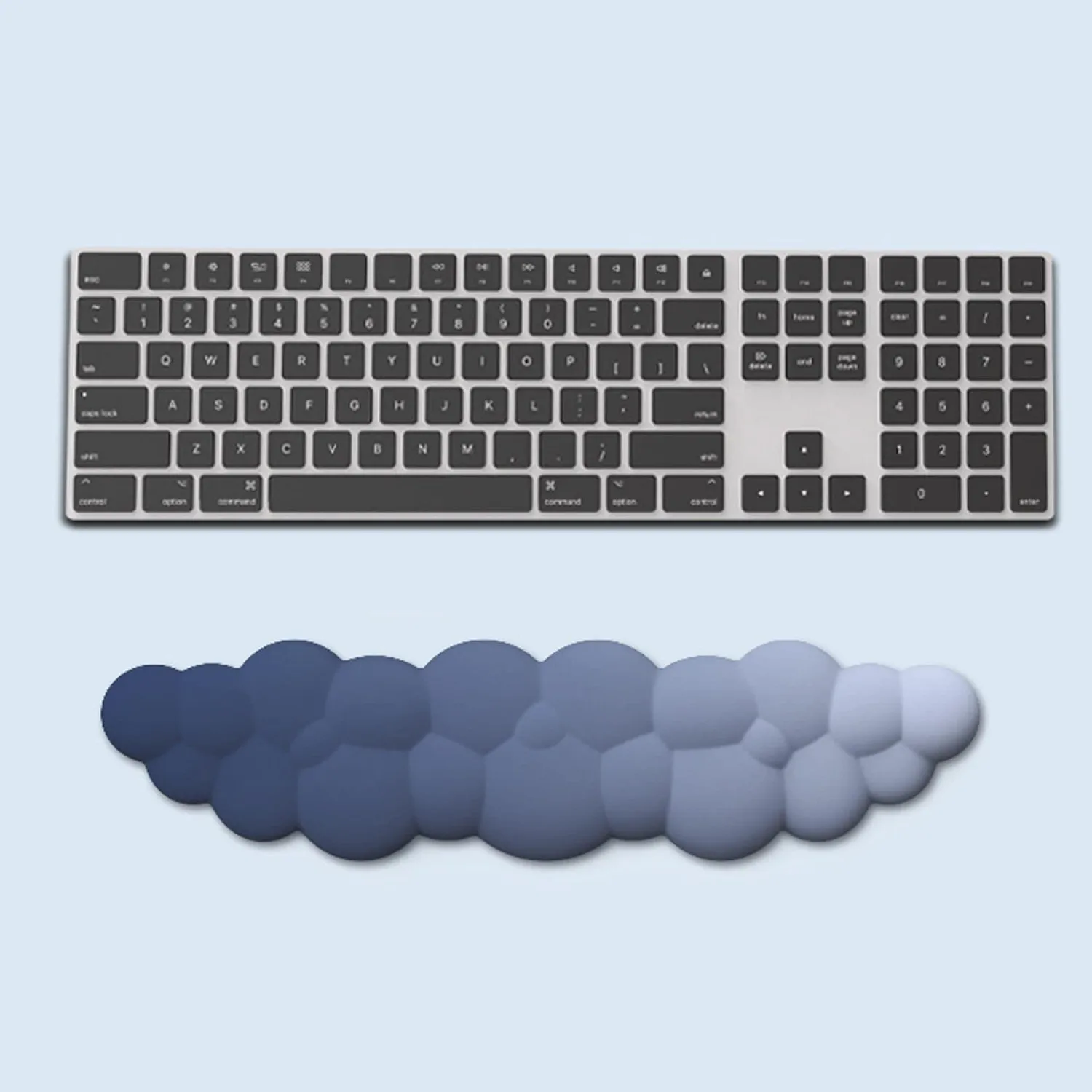 Timebox Nor mousepad ergonomic albastru cu suport incheietura