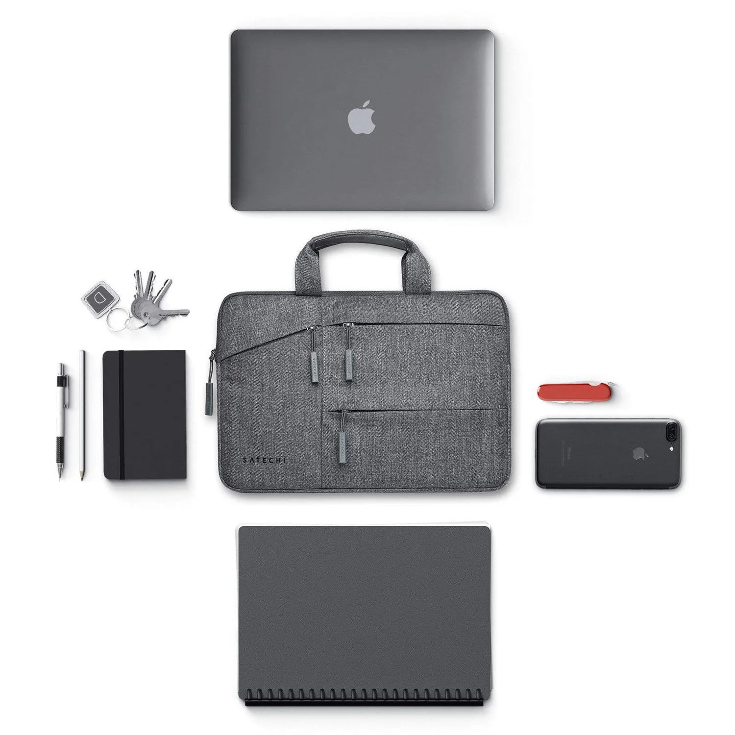 Satechi Water-Resistant husa laptop 13 inch neagra