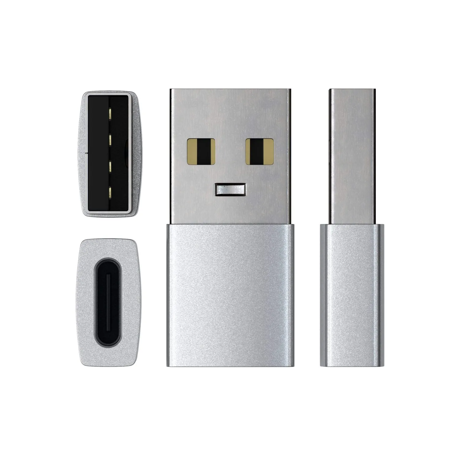 Satechi Type-A to Type-C adaptor USB-C argintiu 1 buc compact
