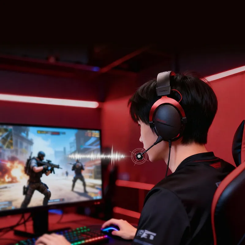 Dareu A3 Pro casti gaming negre 53 mm low-latency