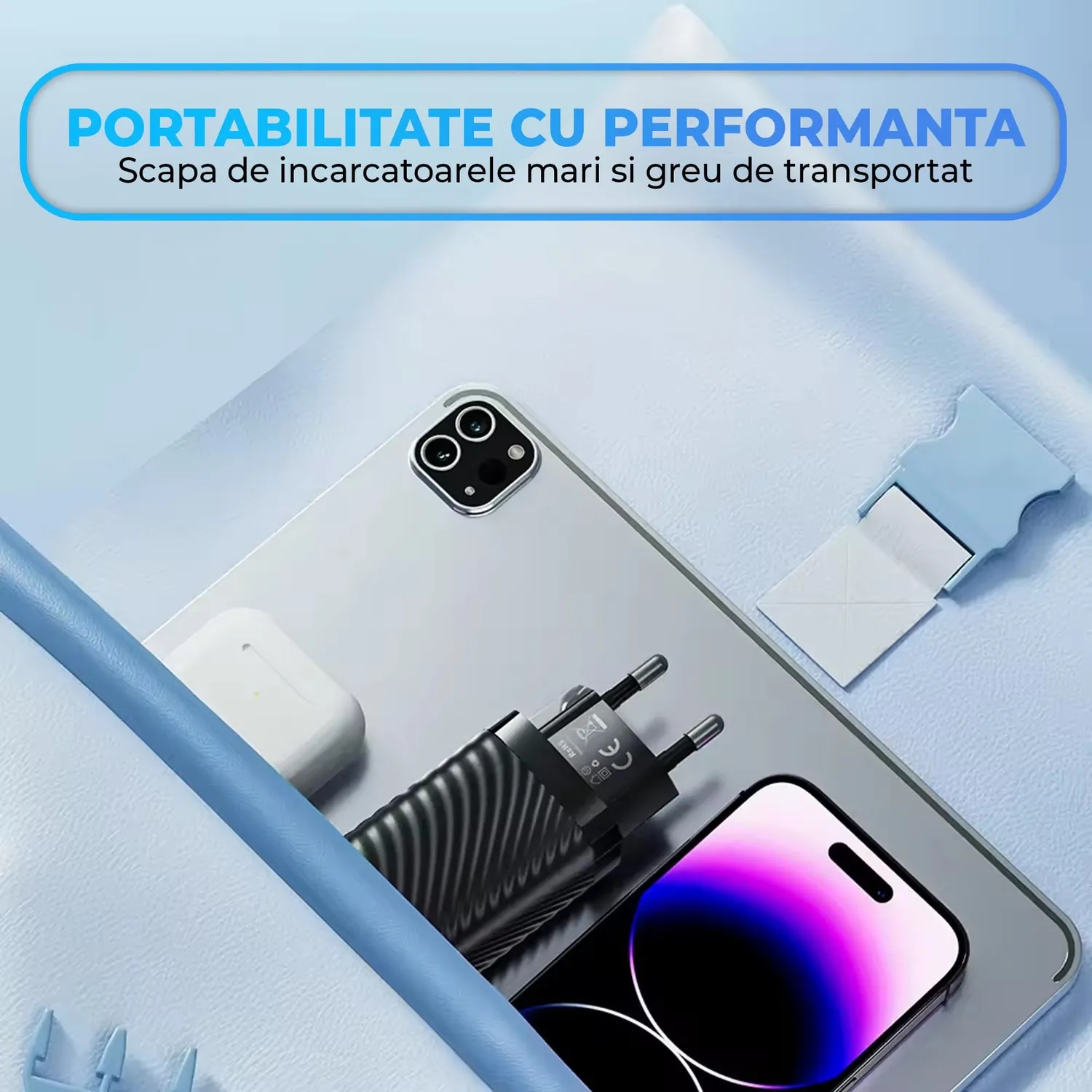 Timebox C 3 incarcator retea 65W negru 3 porturi