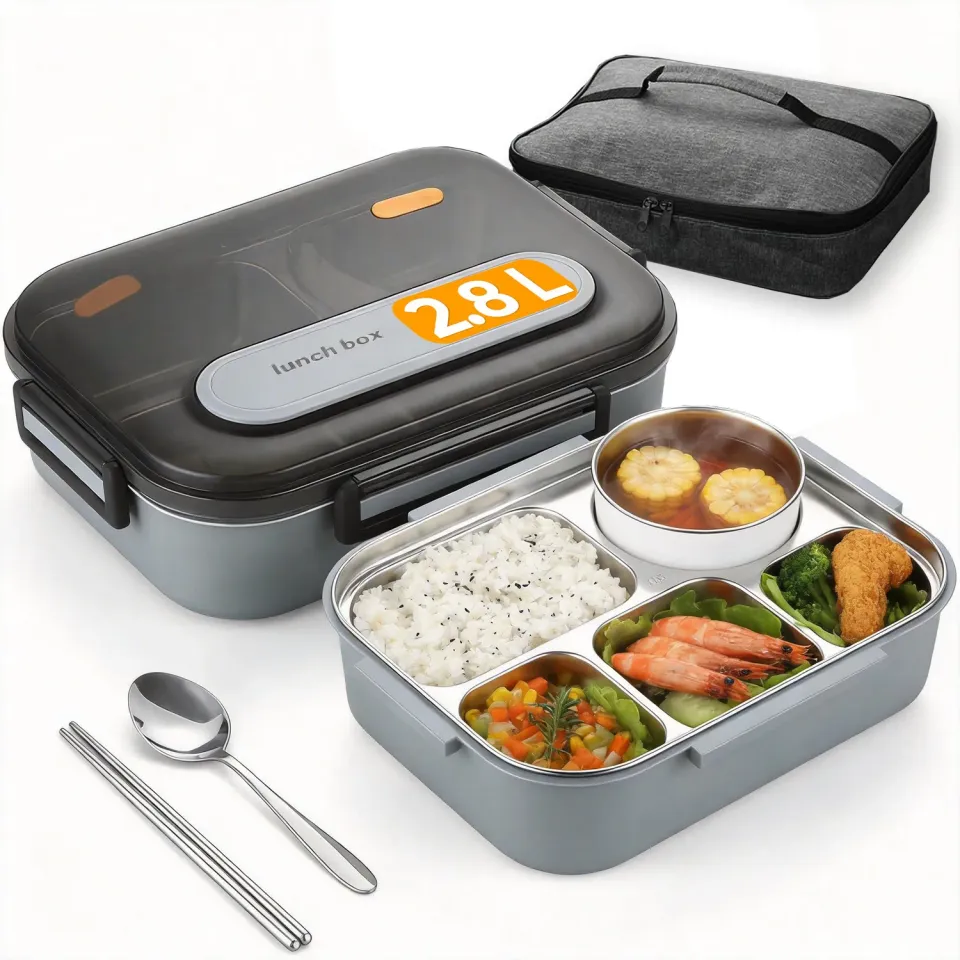 Timebox 316 Inox caserola pranz albastra 2.1L etansa