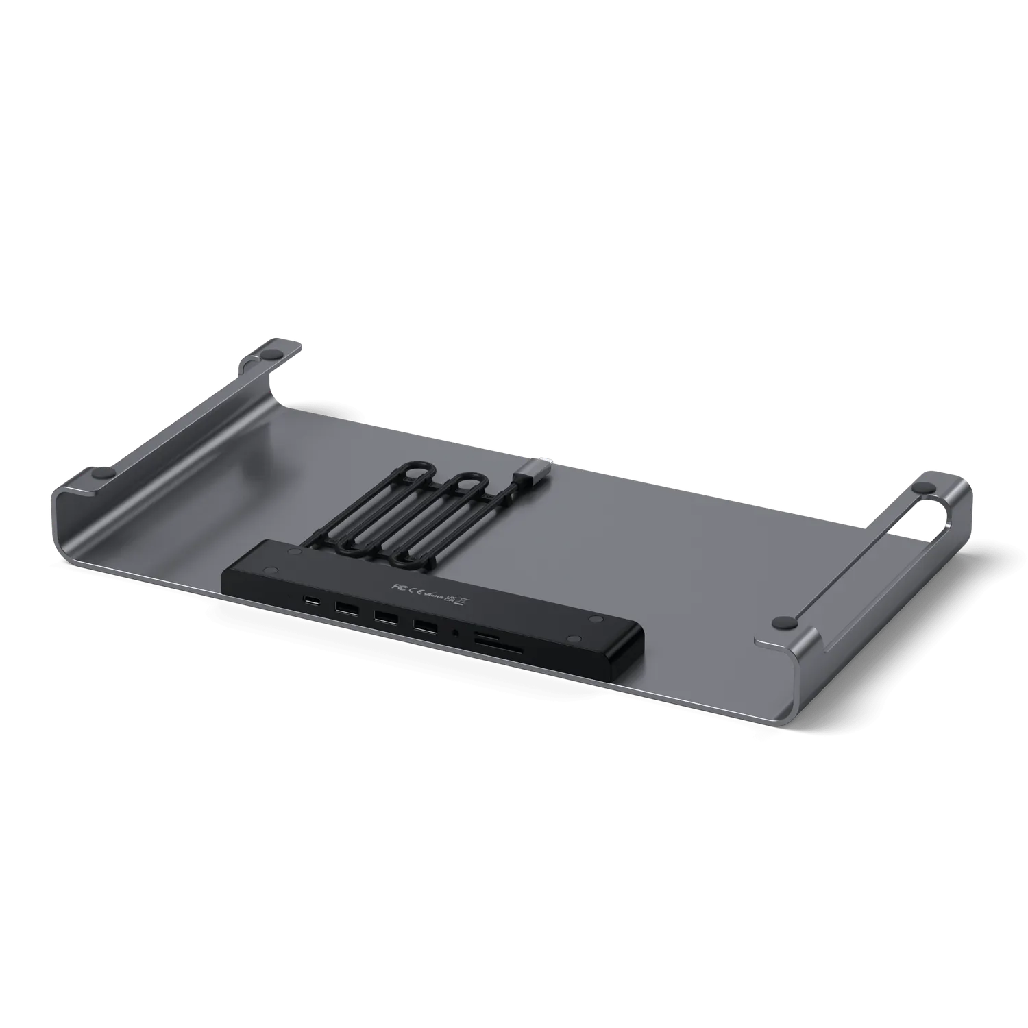 Satechi USB-C Monitor Stand Hub XL stand gri