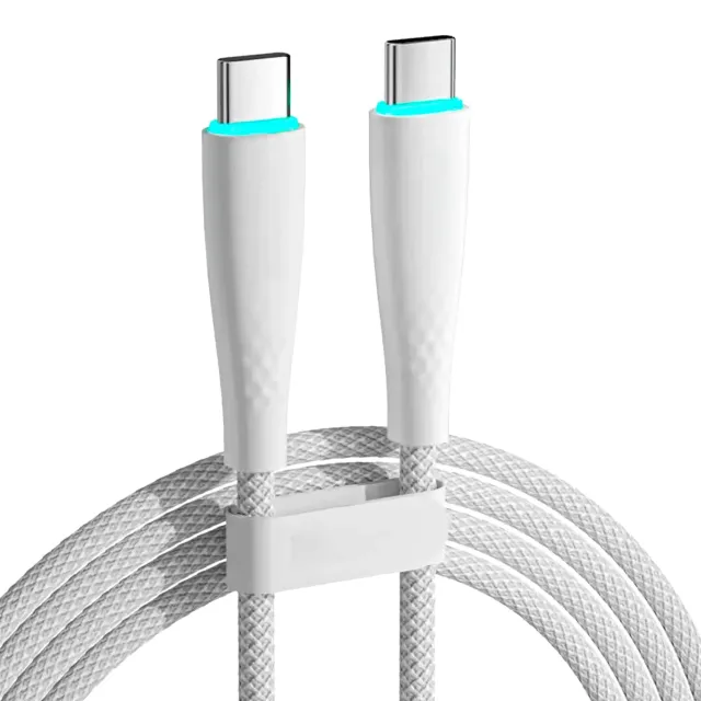 Timebox Cablu USB-C-Type-C 60W 2m Alb