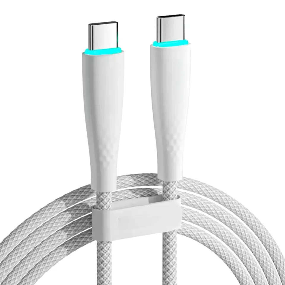 Timebox Cablu USB-C-Type-C 60W 2m Alb