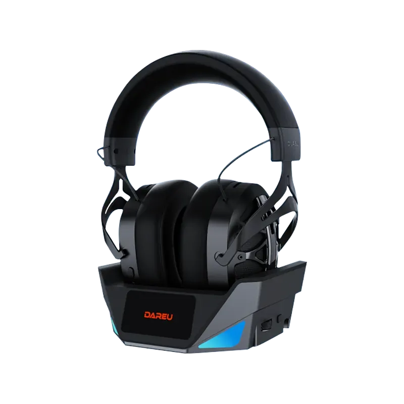 Dareu A5 Max casti gaming wireless negru cu dock 53mm