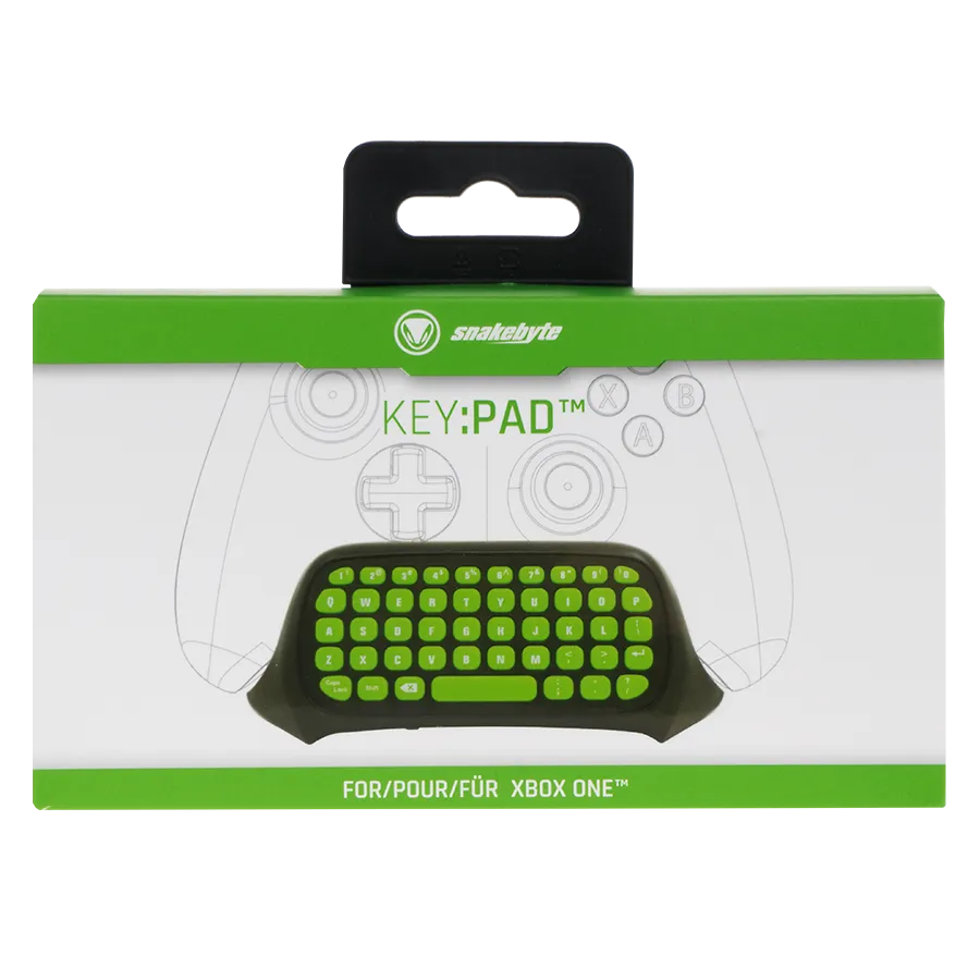 Snakebyte Key:Pad tastatură controller Xbox One verde