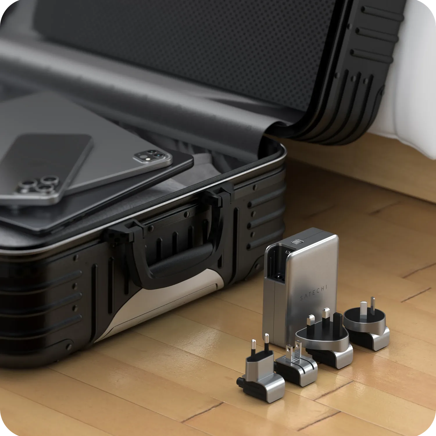 Satechi 145W USB-C incarcator GaN 4 porturi travel