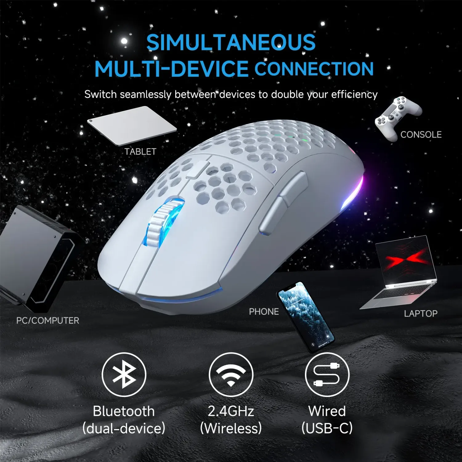 TMKB Falcon M1 mouse gaming wireless 24000 DPI