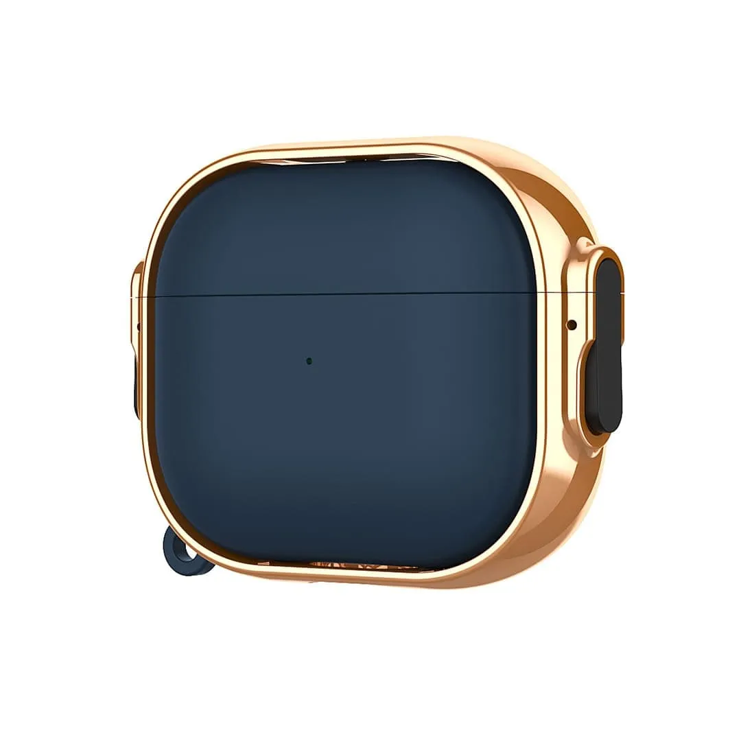 Timebox Luxury husa protectie AirPods Pro albastru cupru