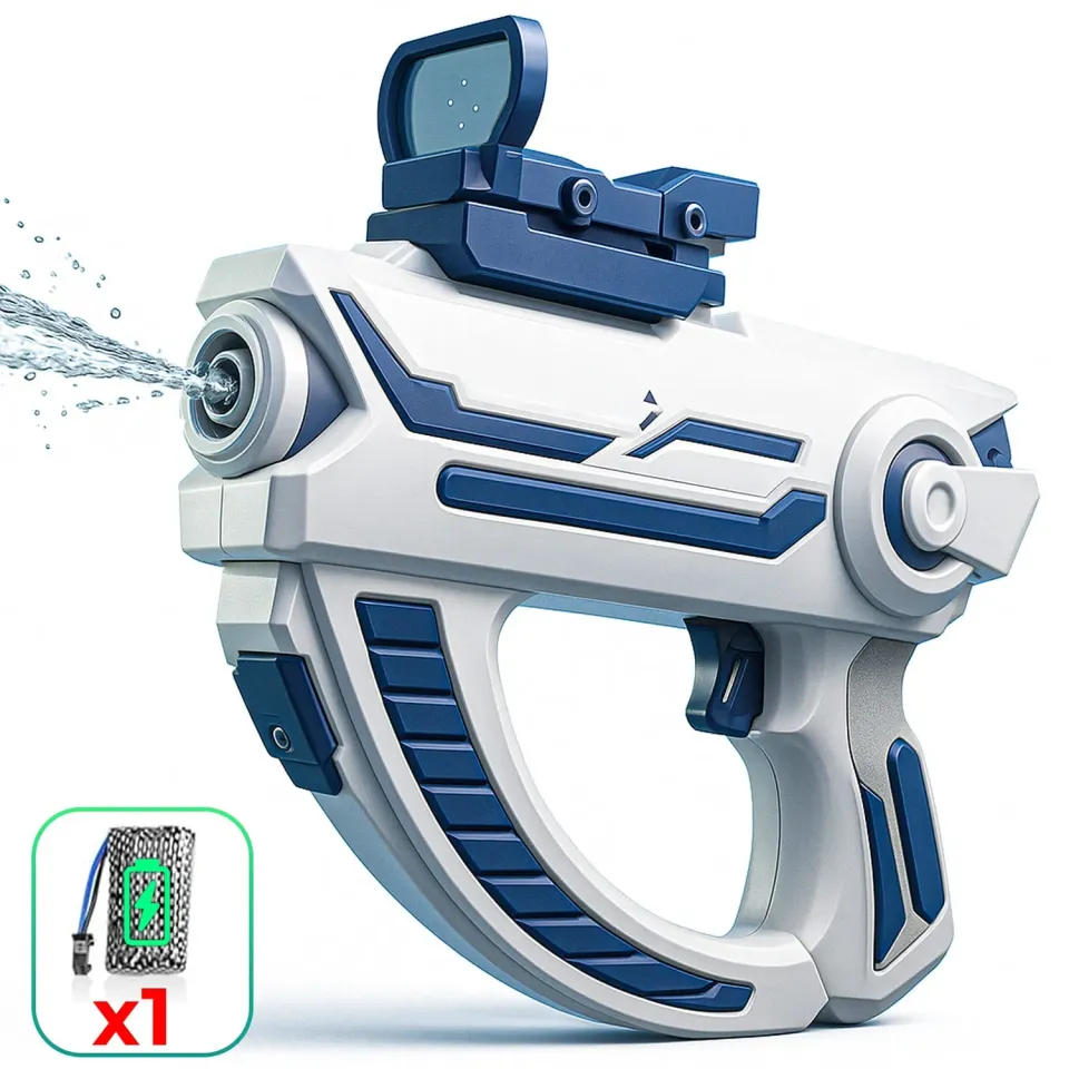 Timebox pistol apa electric alb waterproof vizor tactic