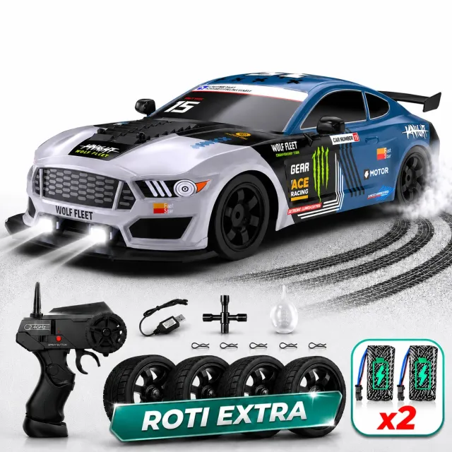 Timebox Drift Car masina telecomanda 1:16 20km/h albastru