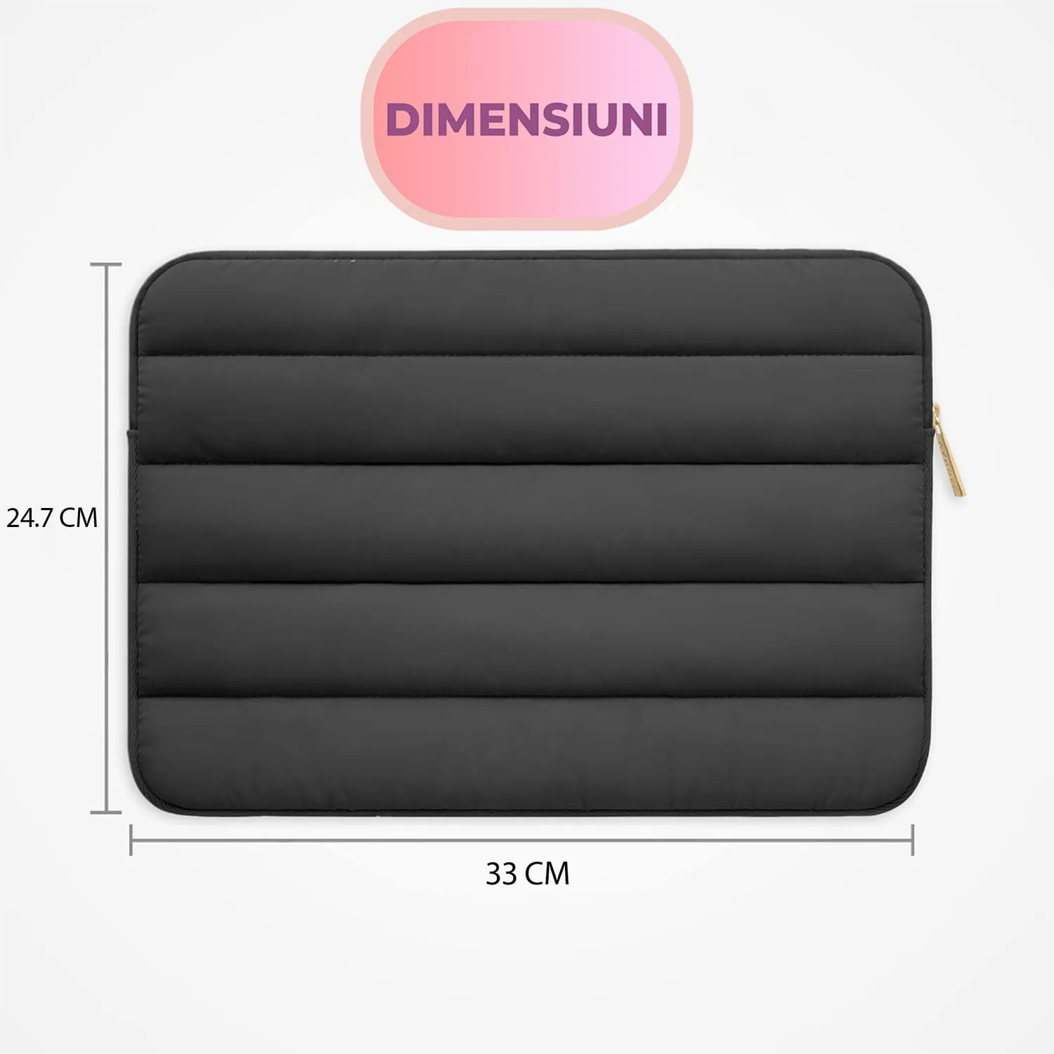 Timebox Geanta Laptop 13-14 inch Impermeabila Neagra