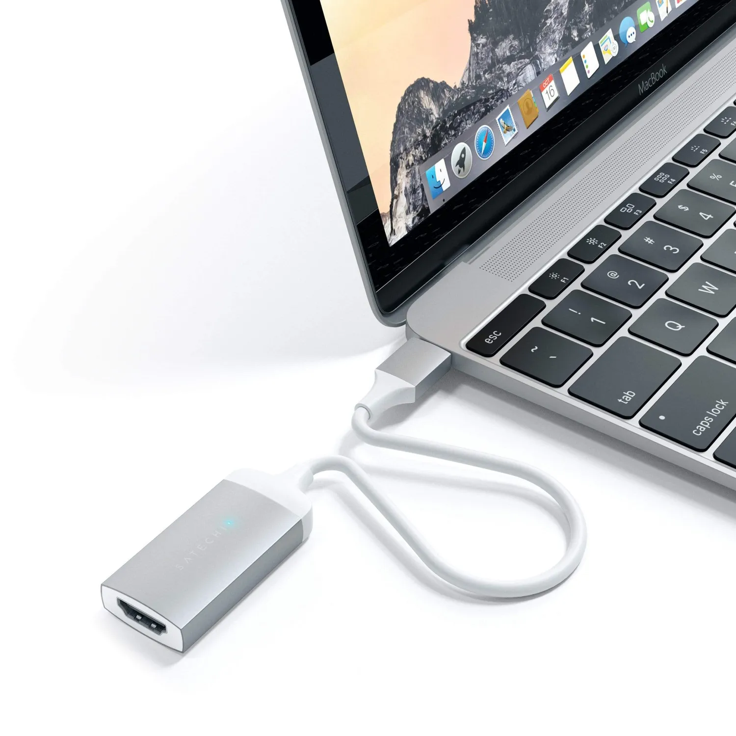 Satechi Type-C HDMI Adapter 4K 60Hz adaptor Space Gray