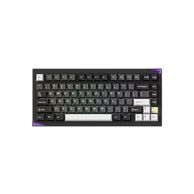MonsGeek Gem 01 VIA tastatura gaming Black Silver