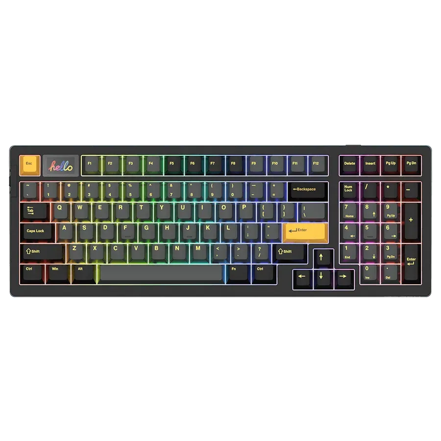 Dareu A98 PRO II tastatura wireless Neagra RGB