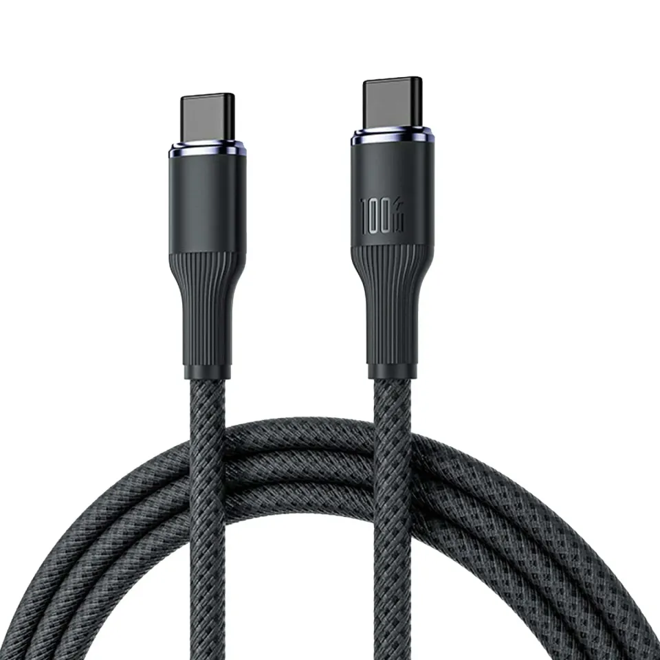 Timebox cablu USB-C 100W 2m negru transfer date