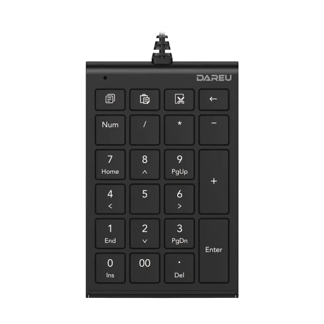 Dareu LK22 tastatura numerica neagra USB