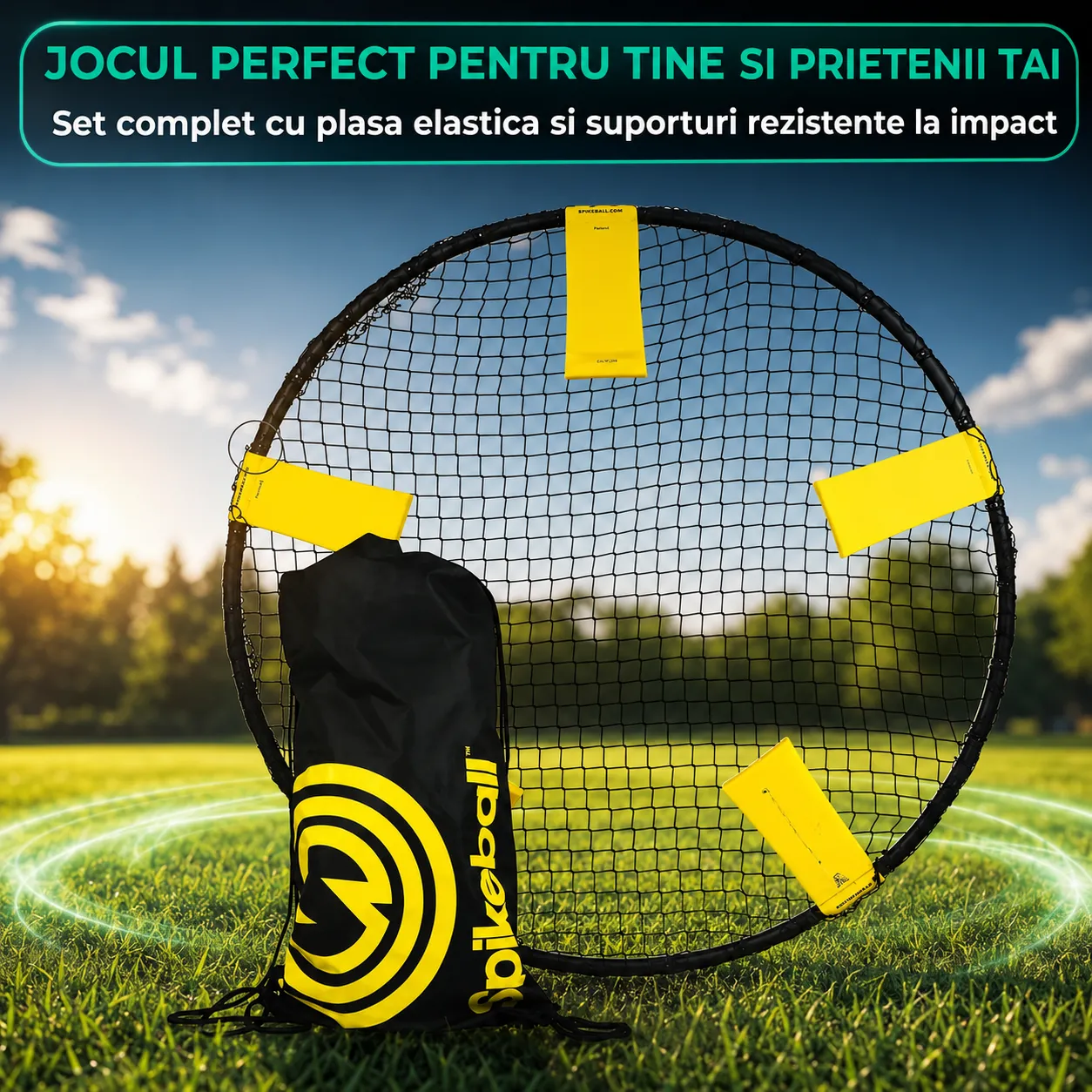 Timebox set roundnet plasa + 3 mingi