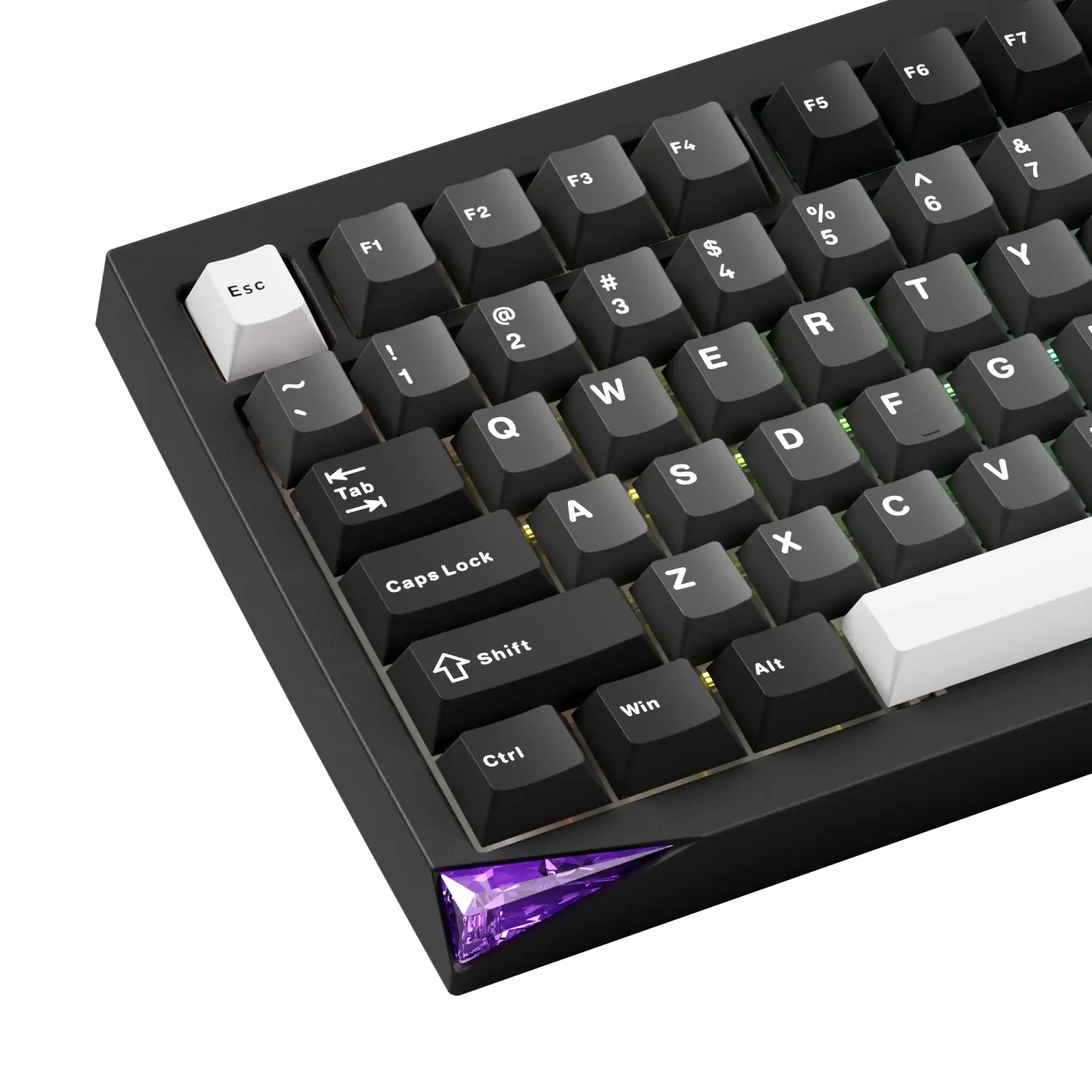 MonsGeek Mineral 01 VIA tastatura Black Silver metalica