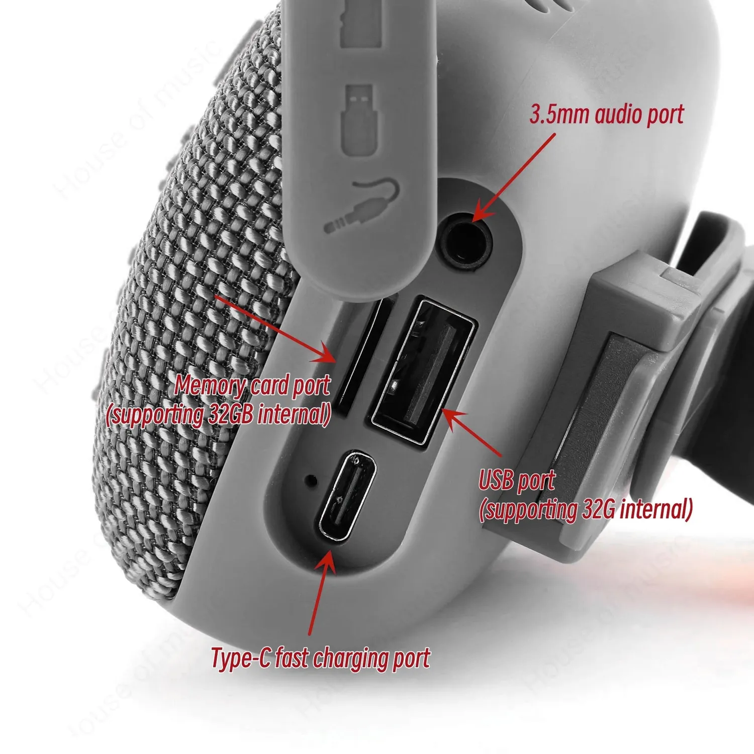 Timebox boxa portabila bluetooth IPX5 negru