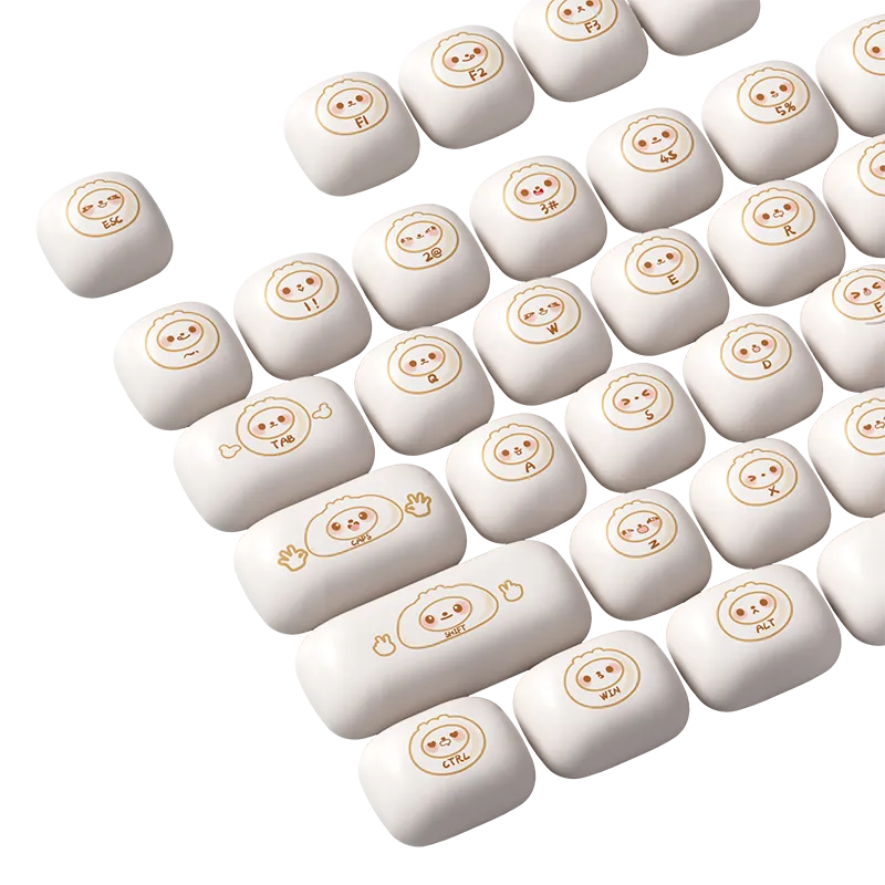 MonsGeek Steamed Buns capace taste 144 keycaps