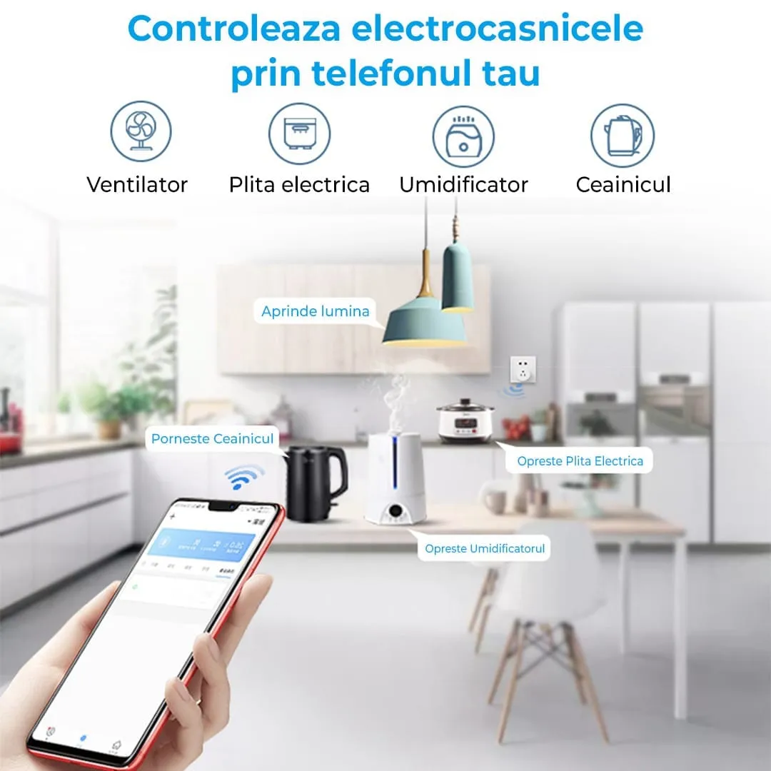 Timebox priza smart wireless 2x USB WiFi