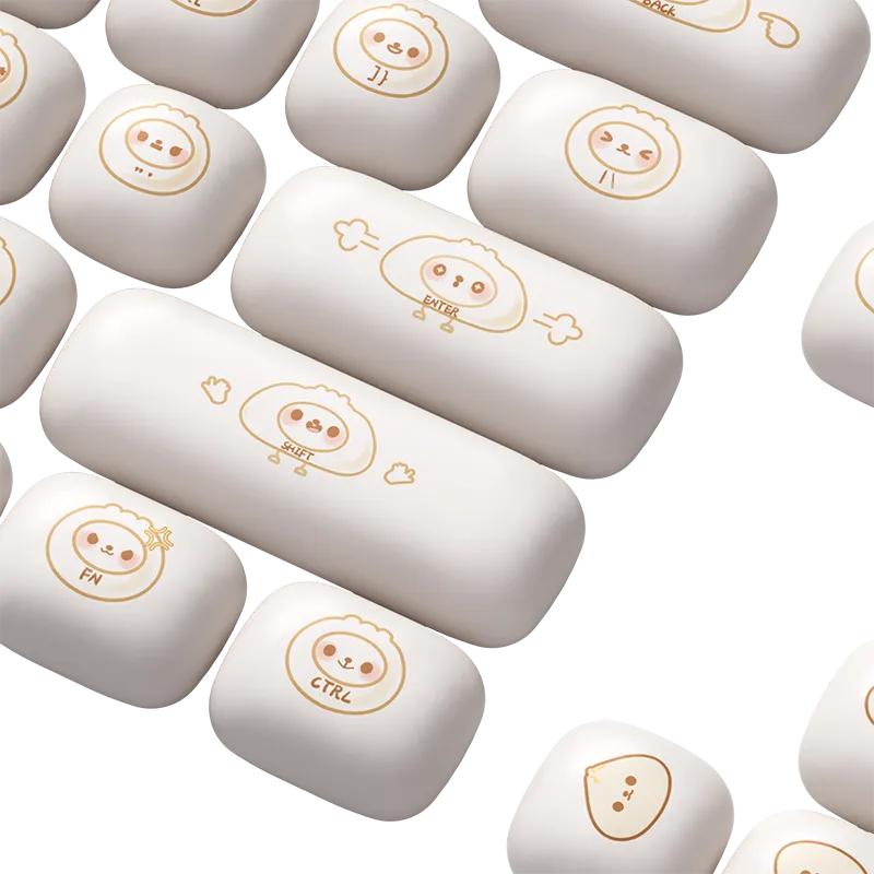 MonsGeek Steamed Buns capace taste 144 keycaps