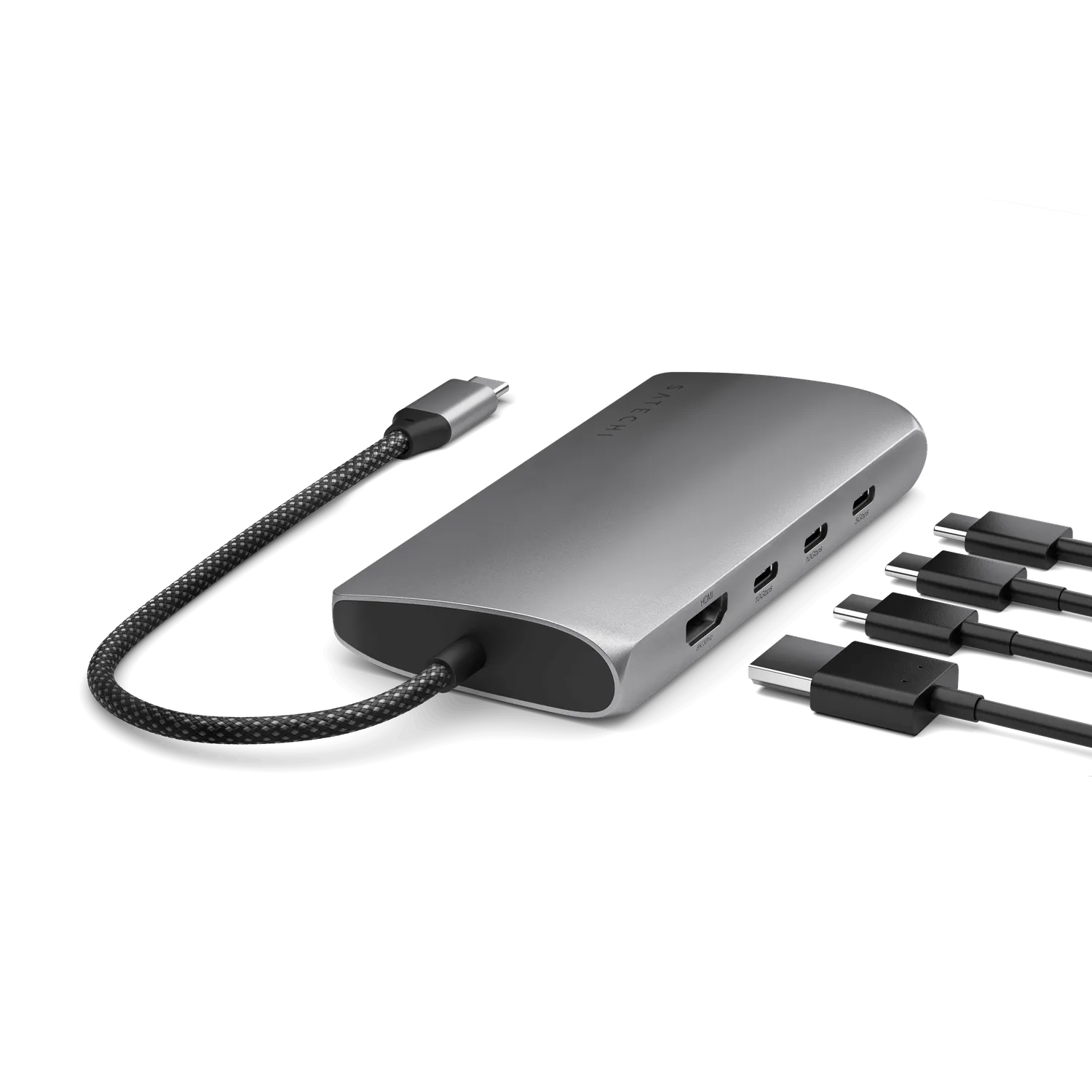 Satechi USB-C Multiport Adapter 8K V3 adaptor Space Gray