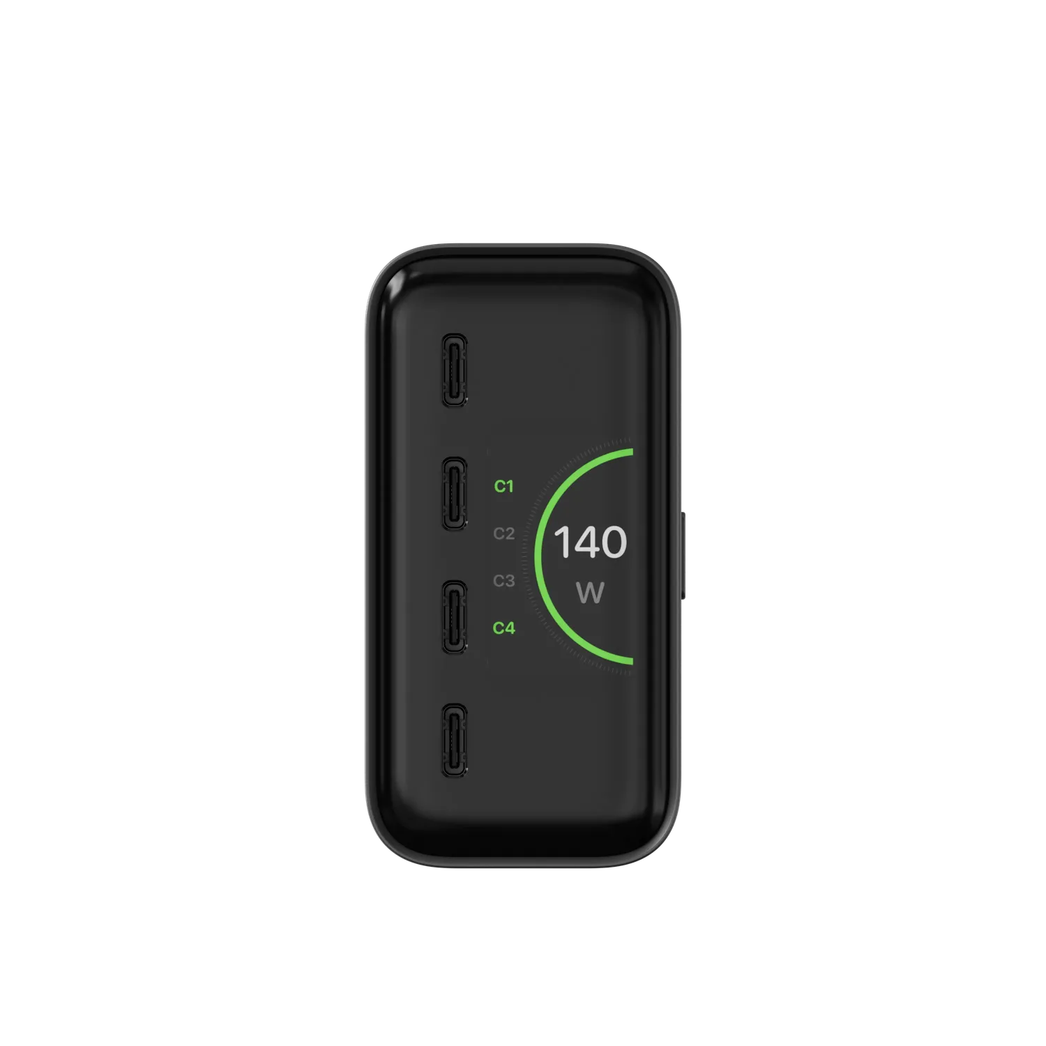 Satechi ChargeView 140W incarcator birou GaN display