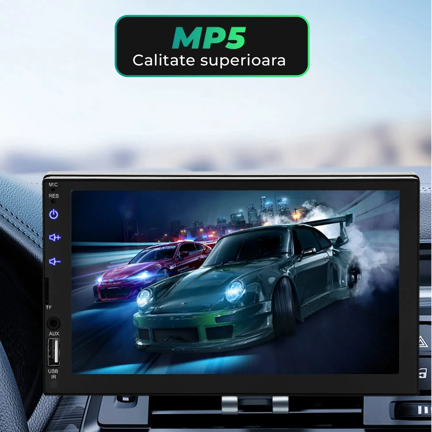 Timebox navigatie auto wireless Ecran Touch 7" MirrorLink GPS